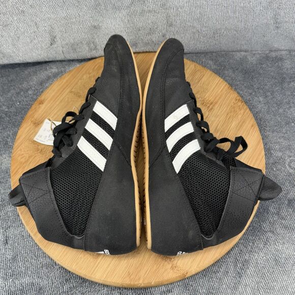 Adidas Wrestling Shoes Mens Size 9 Black High Top Athletic Sneakers AQ3325 main image 4